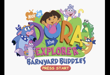 Dora the Explorer: Barnyard Buddies Title Screen